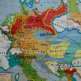 Hatier school map of Europe