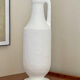Papier-mâché style vase