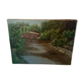 Oil paintings oil on canvas landscape River
