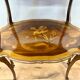 Table d'appoint double plateau art nouveau