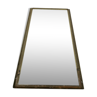 Golden mirror XIXth, 186x106 cm