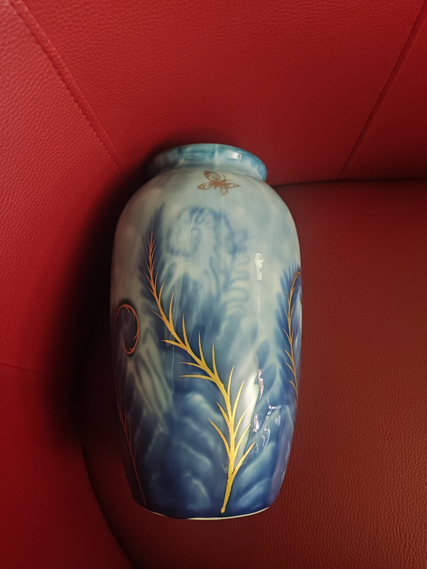 Limoges porcelain vase signed by Camille Tharaud