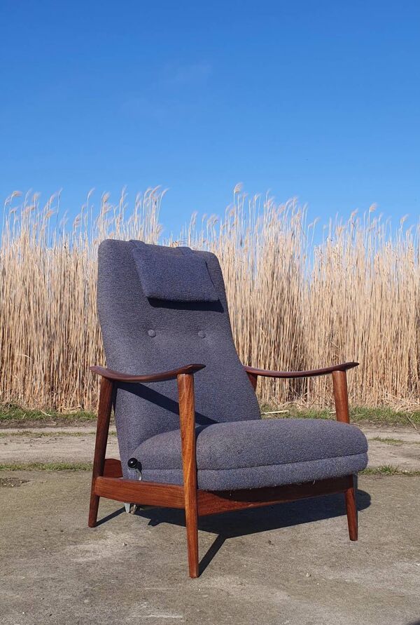 Chaise design norvégienne vintage Combi Star Arnt lande Stokke inclinable