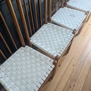 Rare ensemble de six chaises modele"Racine" de Roche Bobois.