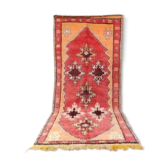 Tapis marocain boujad orange 150 x 315 cm