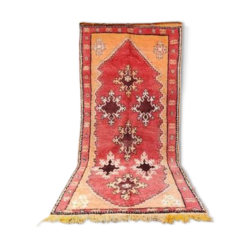 Moroccan Boujad rug orange 150 x 315 cm