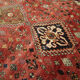 Vintage Persian Qashqai Handmade Wool Shiraz Rug- 119x243cm