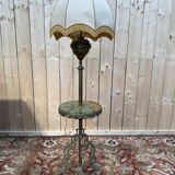 Lampadaire en bronze et onyx de style Napoléon III