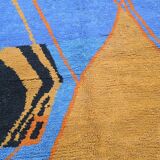 Handmade natural Berber rug 2.5x1.5 m