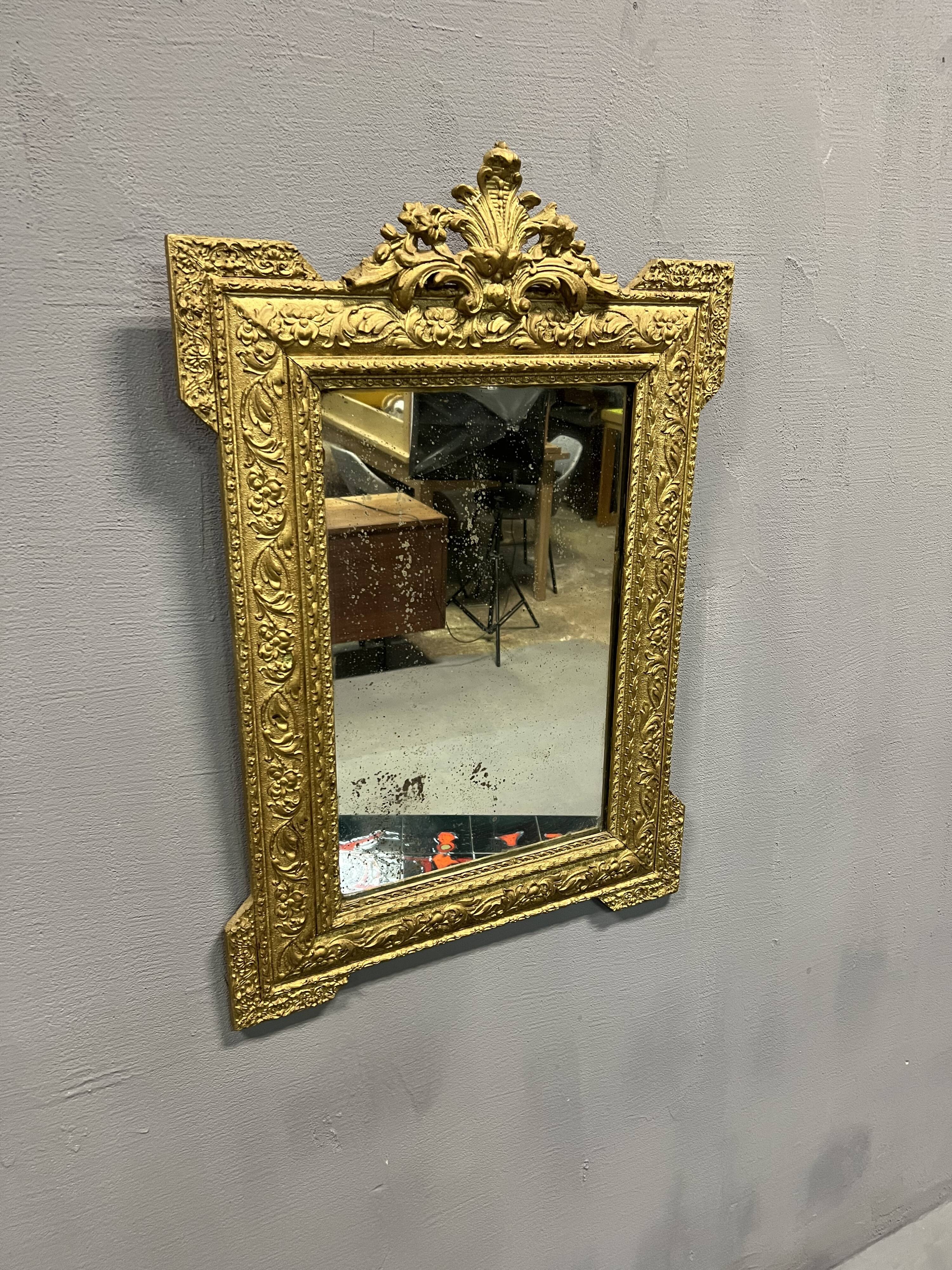 Golden mirror Louis XV - 86x59cm