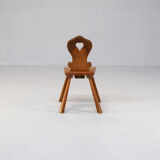 Beautiful set of 6 Rustic Alpine Mountain Chairs