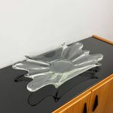 Vintage glass bowl, handmade, 70s