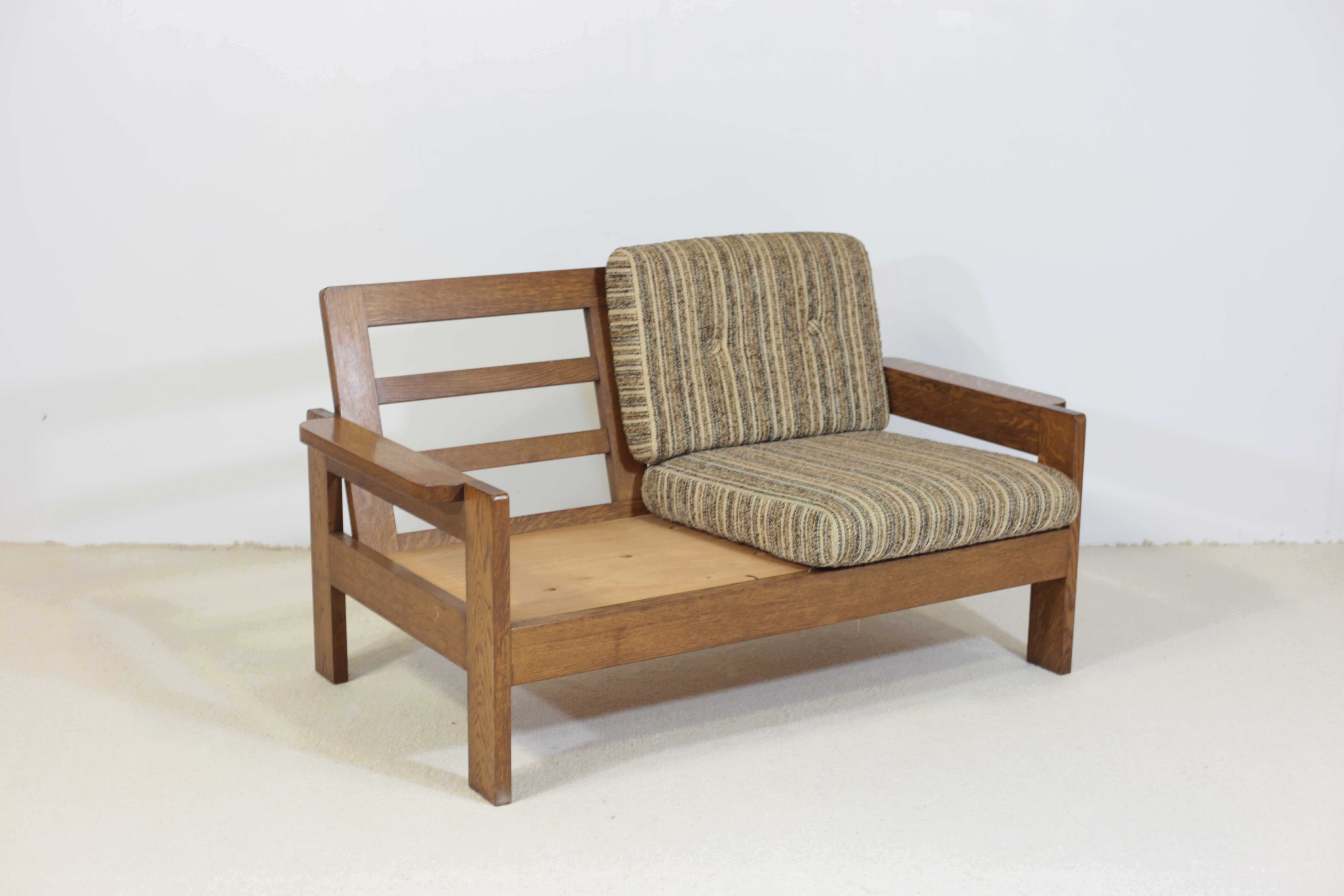 Danish brutalist sofa duo