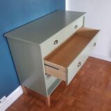 Commode scandinave vert forest