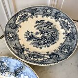 Set of 4 flat plates English style 60s