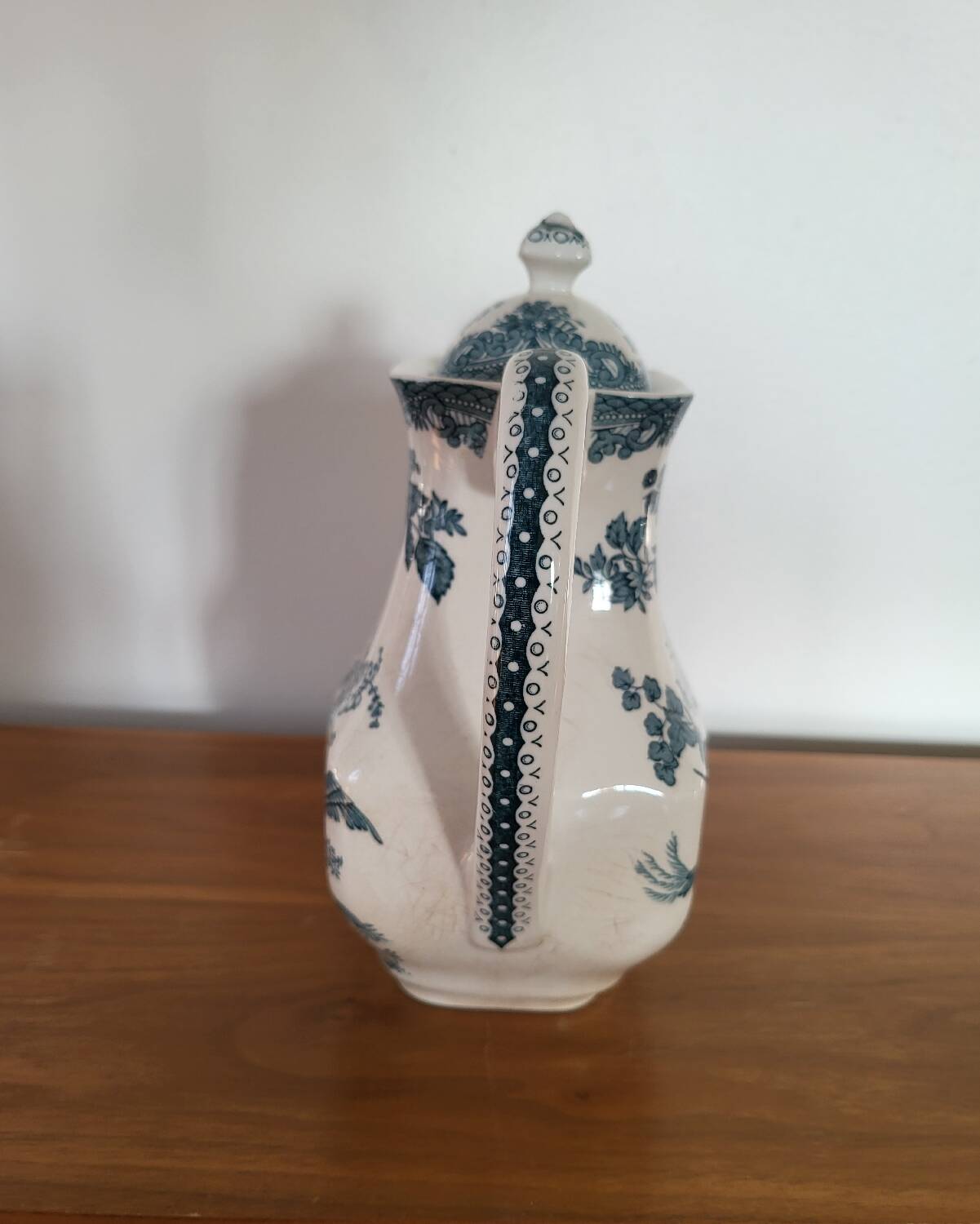 Verseuse théière en faïence anglaise enoch wedgwood tunstall