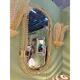 Venetian Luxury "Rostrato" Murano Glass Wall Mirror by Simoeng