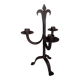 Brutalist wrought iron candle holder ep 1940/50