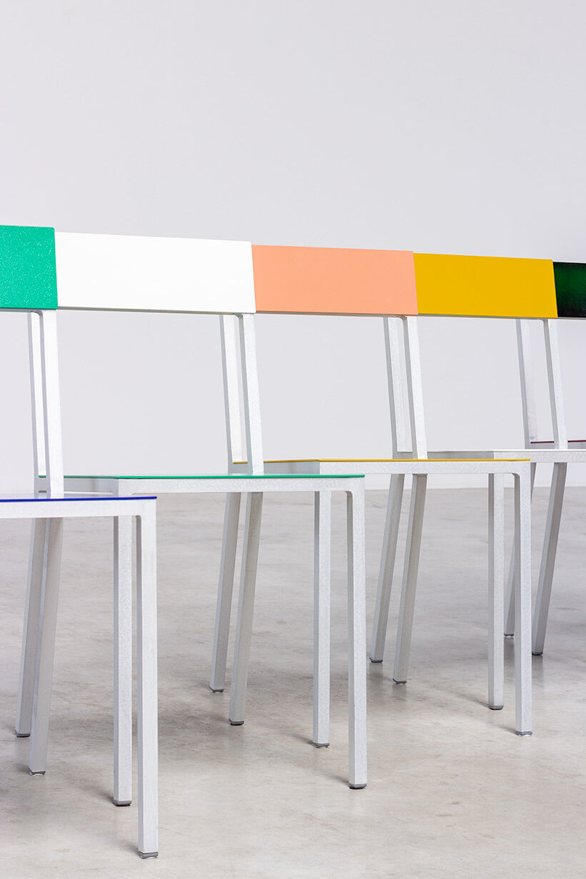 Set of eight chairs Muller Van Severen Valerie Objects