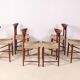 6x Peter Hvidt & Orla Mølgaard-Nielsen dining chair Model 316 in teak