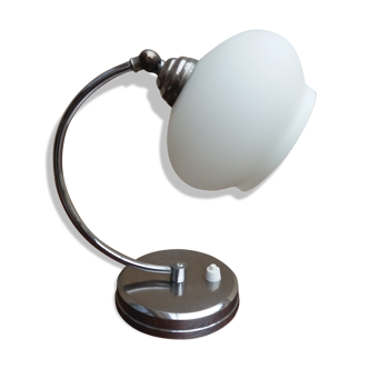 Lampe de chevet chromé