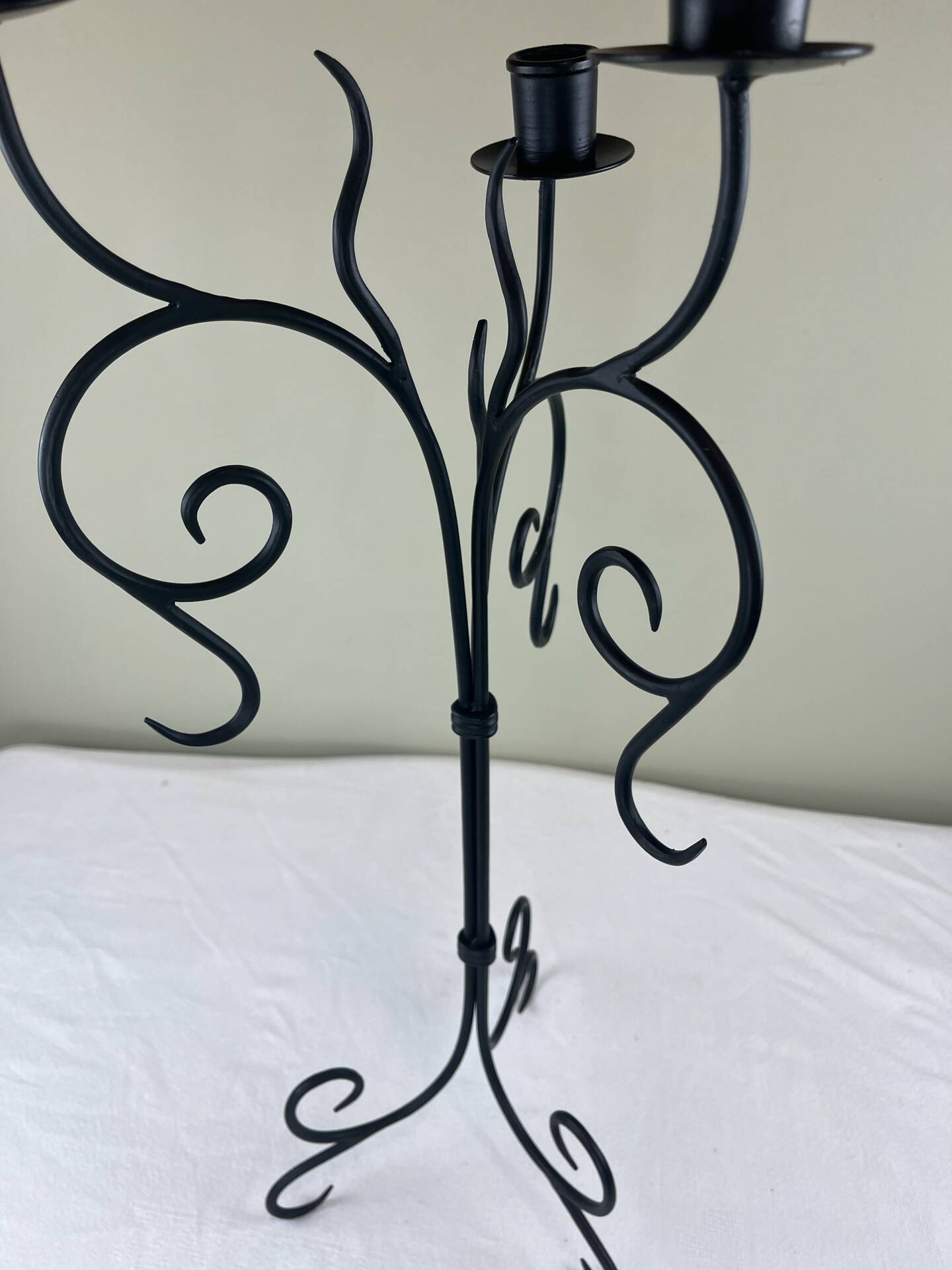 Large iron chandelier
