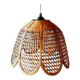 Openwork bamboo suspension