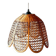 Openwork bamboo suspension
