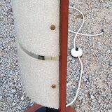 Scandinavian style floor lamp in teak and granite resin from the 70s