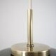 Mouse grey opaline pendant light 1950