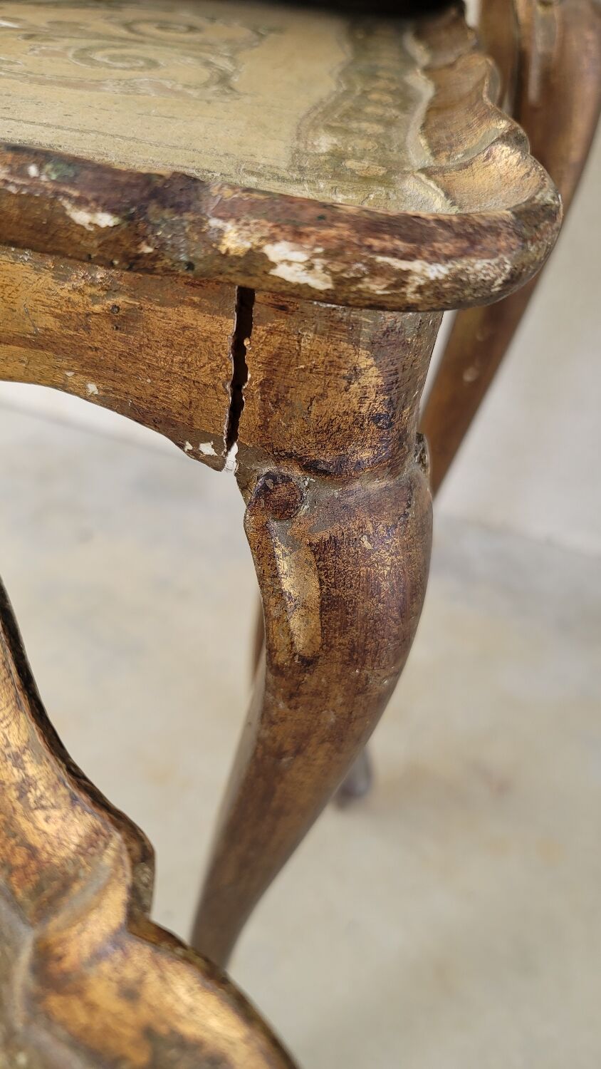 Vintage Venetian nesting table