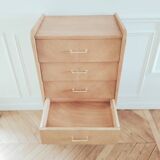 Renovated vintage chest of drawers, Scandinavian style, 1950s-60s.