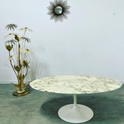 Floor lamp flower metal Design Hans Kögl Scandinavian vintage 5 burners