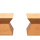 Pyramid Laminated side tables 1970s Holland
