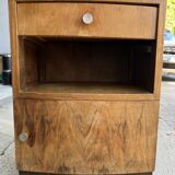 Bedside table with art deco marble
