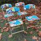 Vintage folding chairs