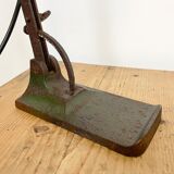 Vintage green enamel bank lamp from Astral, 1930s