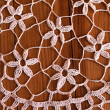 Napperon fait main en coton état neuf diamètre 28 cm