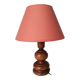Lampe à poser en bois tourné