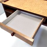 Art Deco Walnut, Birch and Beech Writing Desk, Brianza, Italy