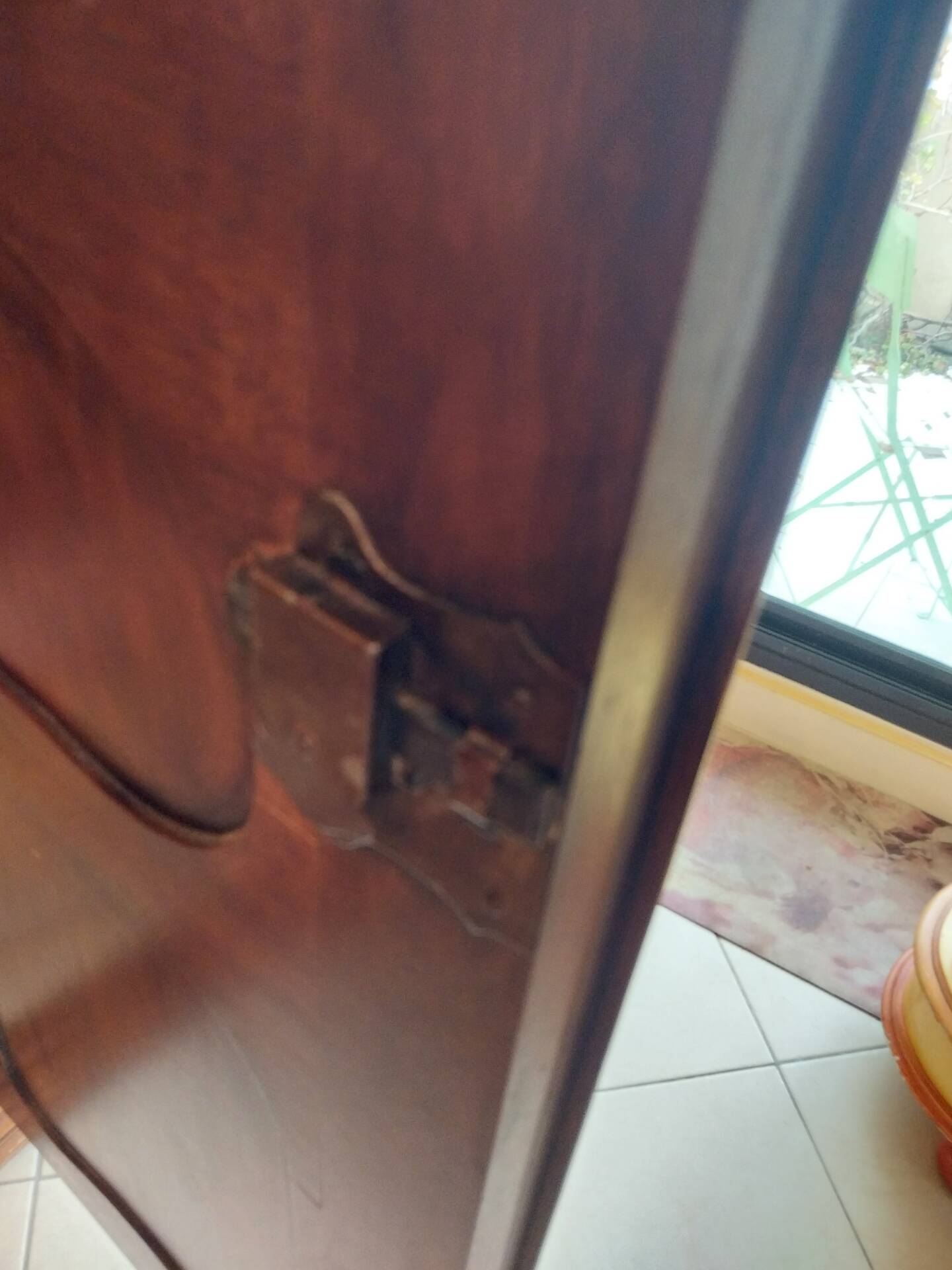 Three-door wardrobe
