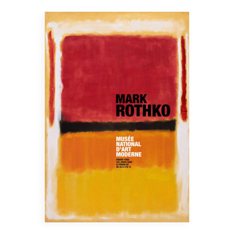 Affiche d'exposition mark rothko