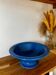 Fruit bowl or salad bowl Geneviève Lethu blue rice grain