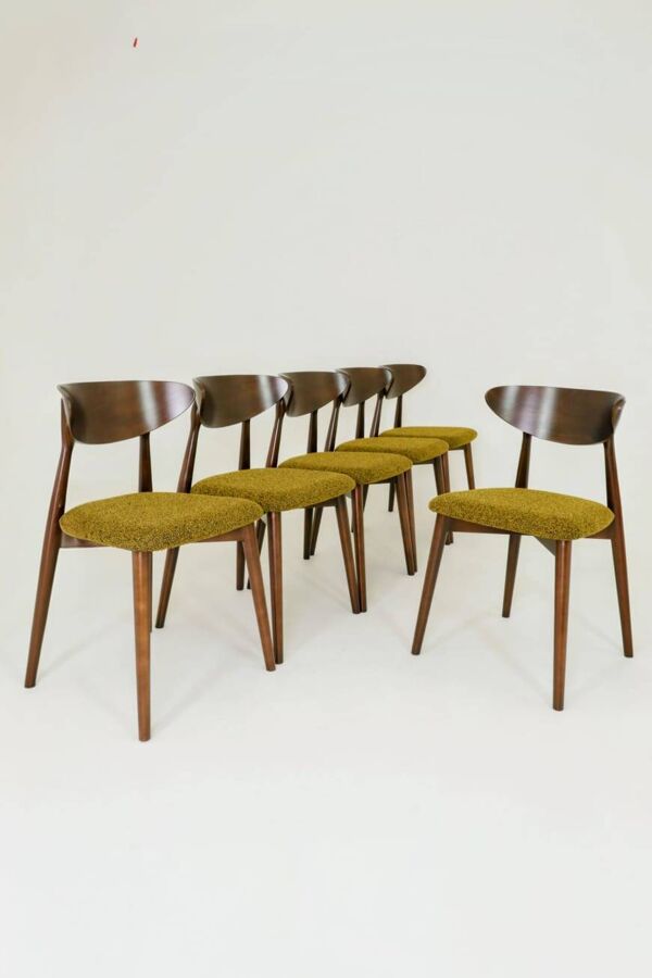 Ensemble de 6 chaises de salle à manger de style scandinave