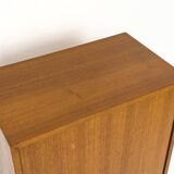 Armoire étroite en teck, années 1960