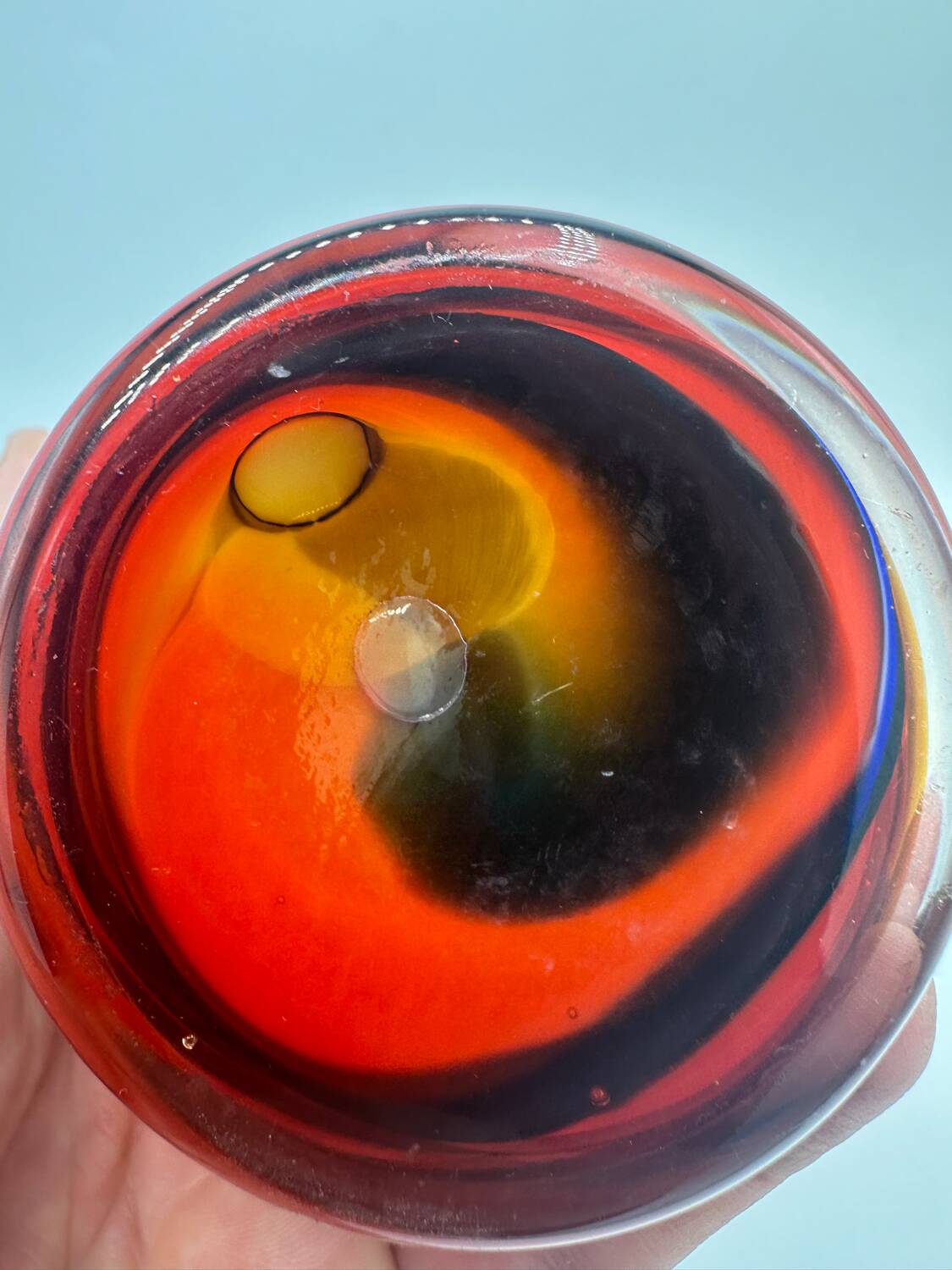 Vintage opaline vase