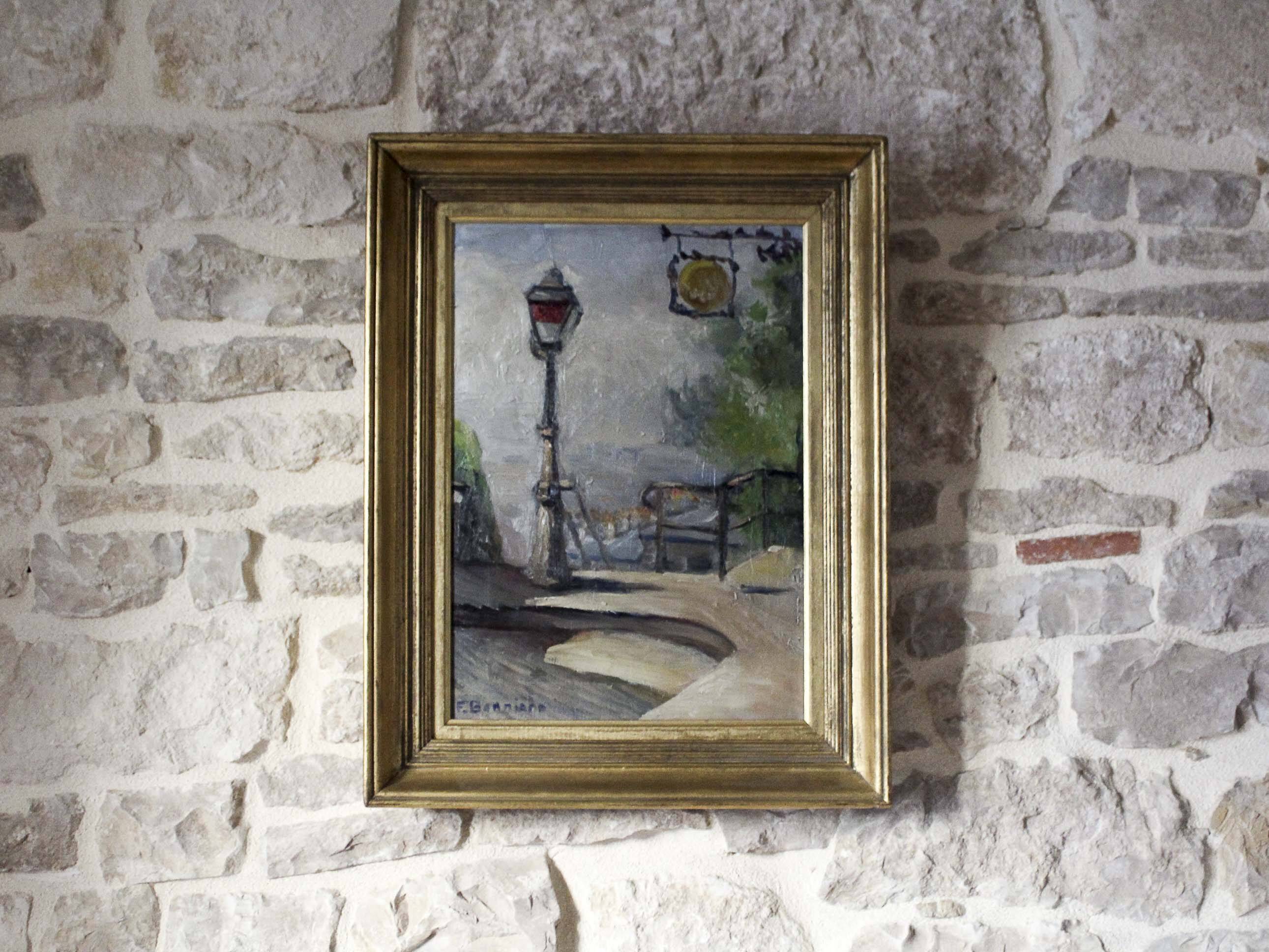 Oil on canvas Montmartre F. Bonniard