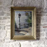 Oil on canvas Montmartre F. Bonniard