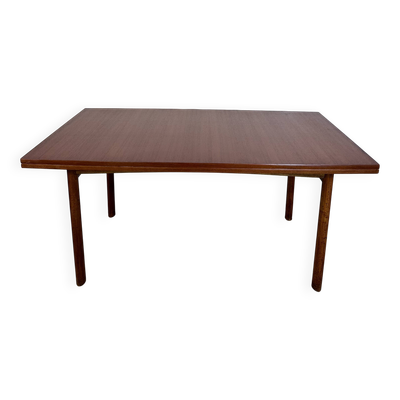Table a allonges de style scandinave en teck fabrication française 1960