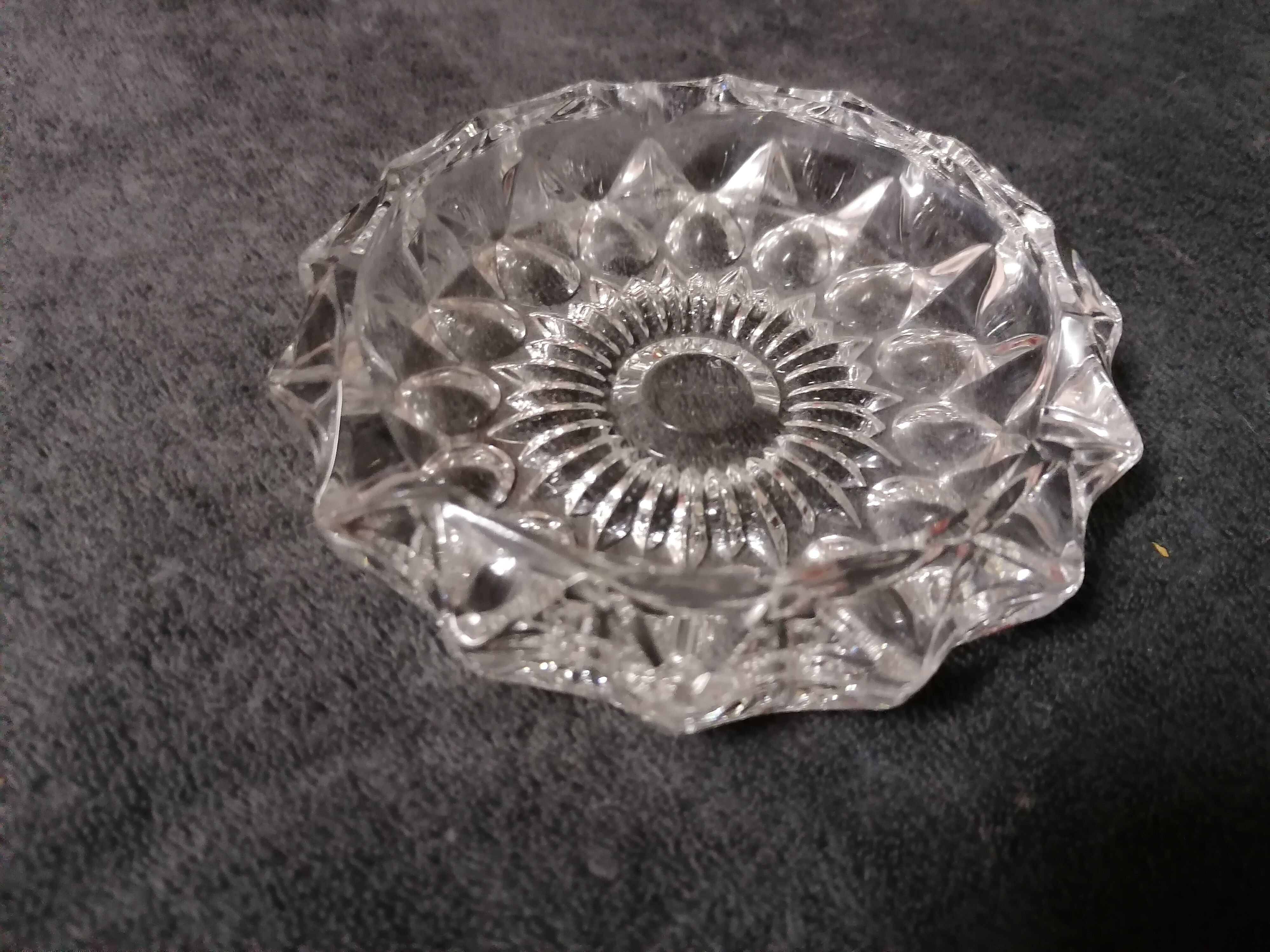 Ashtray glass cup France